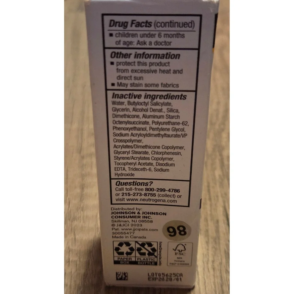 Neutrogena ultra sheer
